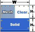 Mesh/Clear-Solid Curtain